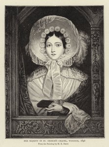 Jej Wysokość w Kaplicy Św. Jerzego, Windsor, 1846 r.