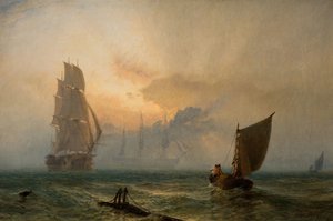 Drewniane mury Anglii, 1856.