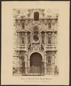 Fasada kościoła San Augustin, Lima autorstwa Henry DeWitt Moulton