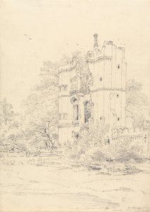 Nether Hall, hrabstwo Essex autorstwa Henry Edridge
