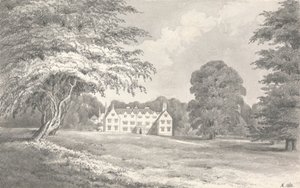 Oakley Hall autorstwa Henry Edridge