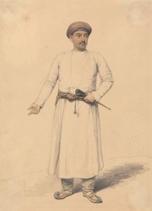 Portret indyjskiego księcia autorstwa Henry Edridge