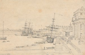 The Custom House, Londonpolish autorstwa Henry Edridge