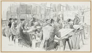 Pracownia Projektowa Miejskiej Szkoły Artystycznej autorstwa Henry Edward Tidmarsh