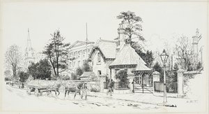 Didsbury Wesleyan College autorstwa Henry Edward Tidmarsh