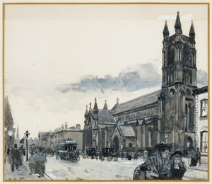 Kościół Świętej Trójcy, Stretford Road autorstwa Henry Edward Tidmarsh
