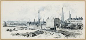 Dolne Broughton od Crescent w Salford autorstwa Henry Edward Tidmarsh
