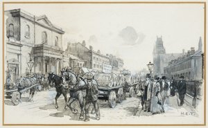 Dzień Majowy, Oxford Street autorstwa Henry Edward Tidmarsh
