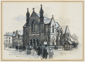 Kaplica baptystów w Moss Side autorstwa Henry Edward Tidmarsh