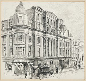 Budynki Newalla, Market Street, miejsce obecnej Giełdy Królewskiej autorstwa Henry Edward Tidmarsh
