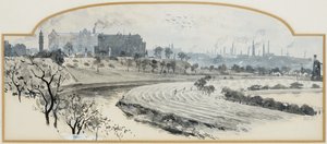 Peel Park i Pendleton z Crescent autorstwa Henry Edward Tidmarsh