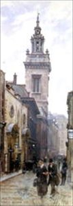 Paternoster św. Michała, Royal College Hill autorstwa Henry Edward Tidmarsh