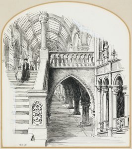 Wielkie Schody, Ratusz autorstwa Henry Edward Tidmarsh