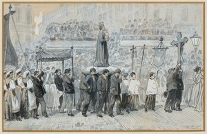 Procesje na Zielone Świątki autorstwa Henry Edward Tidmarsh
