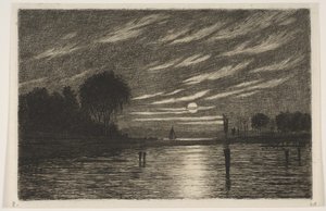 Little Hell Gate, Harlem autorstwa Henry Farrer