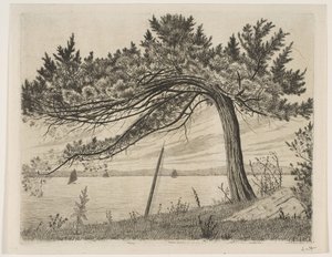 Zatoka Pelham, ca. 1875. autorstwa Henry Farrer