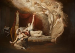 Wizja Katarzyny Aragońskiej. 1781 autorstwa Johann Heinrich Füssli