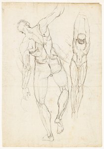 Studia figur (rekto i verso) autorstwa Johann Heinrich Füssli
