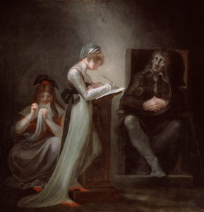 Milton dyktuje swojej córce autorstwa Johann Heinrich Füssli