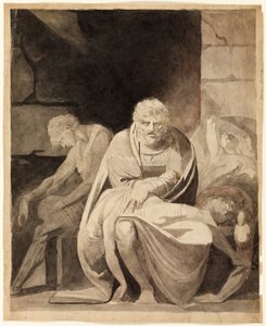 Ugolino i jego synowie umierają z głodu w wieży