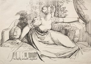 Kobieta na kanapie autorstwa Johann Heinrich Füssli