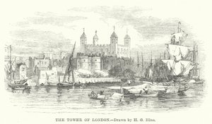 Tower of London (rycina) autorstwa Henry George (after) Hine