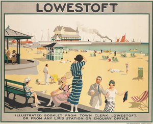 Plakat reklamowy Lowestoft autorstwa Henry George Gawthorn