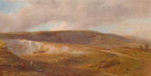 Chalk Pit na Downs, niedaleko Eastbourne, 1871, 1935