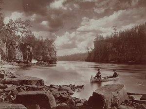 Lower Jaws, Dells of the Wisconsin, 1903 (zdjęcie) autorstwa Henry Hamilton Bennett