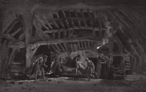 Scena z Króla Leara (litografia) autorstwa Henry Hawes Craven Green
