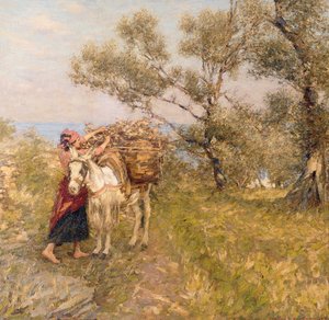 Oliwki Liguryjskie autorstwa Henry Herbert La Thangue