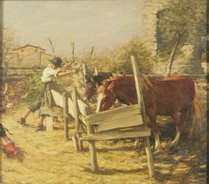 Droga Appijska autorstwa Henry Herbert La Thangue
