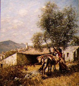 Osioł autorstwa Henry Herbert La Thangue
