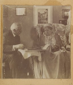 [Hardinge Hay Cameron i Lady Dalrymple grają w szachy] autorstwa Henry Herschel Hay Cameron