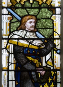 Cambridge, Trinity College, Heaton Butler & Bayne, Henry Holiday, Ludovicus, 1870, adaptacja Carla Almquista autorstwa Henry Holiday