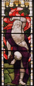 Evesham, All Saints, James Powell & Sons, Henry Holiday, Mojżesz, 1882 autorstwa Henry Holiday