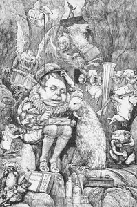 Ilustracja do „Polowania na Snark” Lewisa Carrolla (1832-98) Londyn, 1876