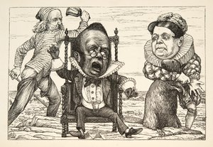 Strach był tak wielki, że jego kamizelka zrobiła się biała” z książki „Polowanie na snark, agonia w ośmiu napadach” Lewisa Carrolla, pub. 1876 autorstwa Henry Holiday