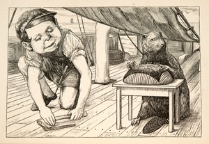 Bóbr patrzył w przeciwną stronę pubu. 1876. autorstwa Henry Holiday
