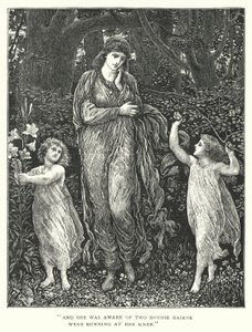 Bonnie Bairns (grawerowanie) autorstwa Henry Holiday
