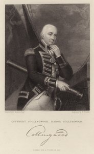 Portret Cuthberta Collingwooda autorstwa Henry Howard