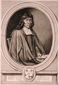 Portret Thomasa Mace (1612-1706) grawerowany przez Williama Faithorne (1656-c.1701) (grafika) autorstwa Henry I (after) Cooke
