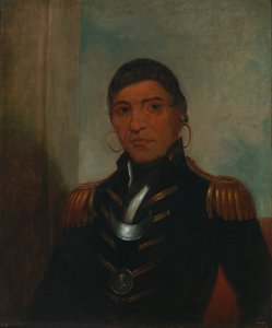 Big Buffalo Chippewa, 1832-1833. autorstwa Henry Inman