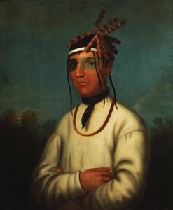 Caa-Tou-See (Chippewa) 1831 (olej na płótnie) autorstwa Henry Inman