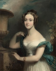 Mary Ward Betts, lata 30. XIX wieku. autorstwa Henry Inman