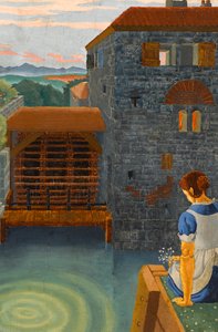 Żabi Książę (tempera na panelu) autorstwa Henry J. Hunt