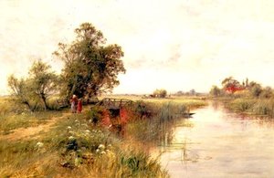 Nad Tamizą w pobliżu Wallingford autorstwa Henry John Kinnaird