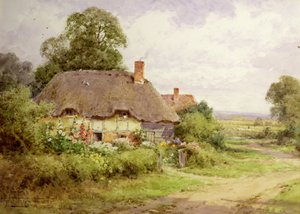 Scena domku autorstwa Henry John Sylvester Stannard