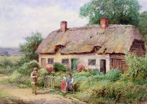 Skrzypek (akwarela)