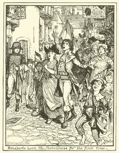 Bonaparte po raz pierwszy słyszy Marsyliankę autorstwa Henry Justice Ford